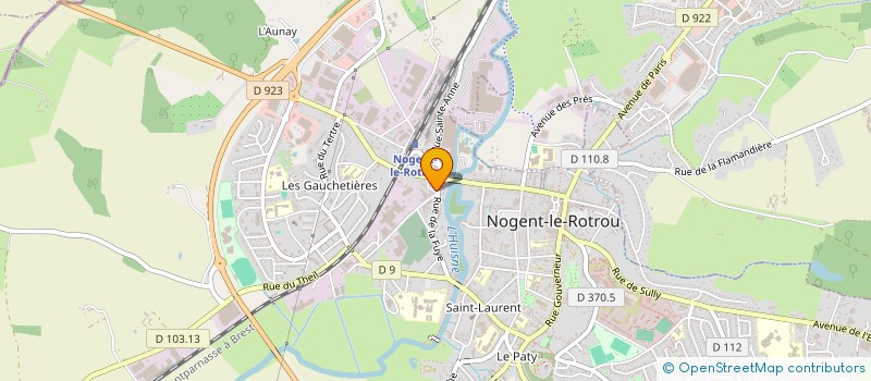 localisation de l'entreprise LES CARRELAGES NOGENTAIS à NOGENT-LE-ROTROU