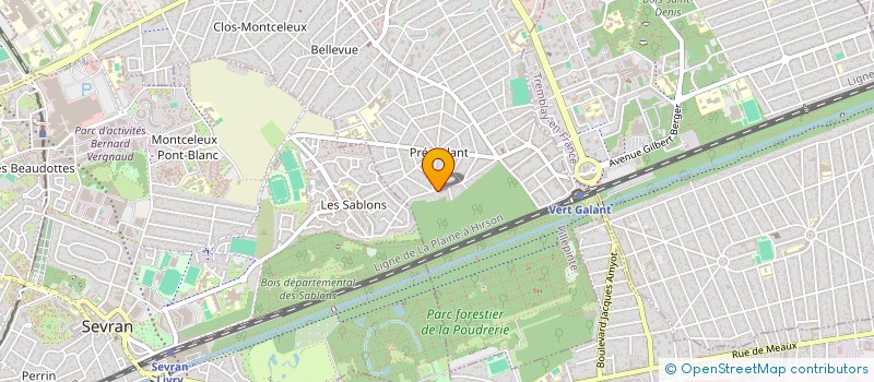 localisation de l'entreprise LES CARRELEURS DE L EST à VILLEPINTE