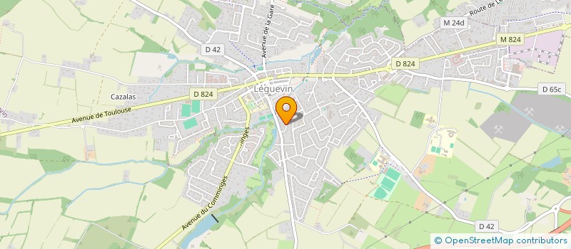 localisation de l'entreprise LES CARRELEURS INNOVANTS  LEGUEVIN