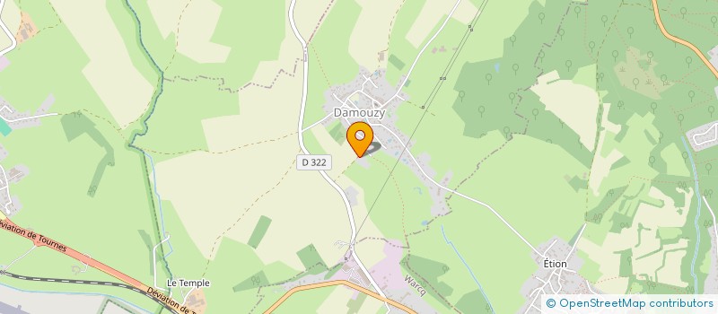 localisation de l'entreprise LES CARRELLES  DAMOUZY