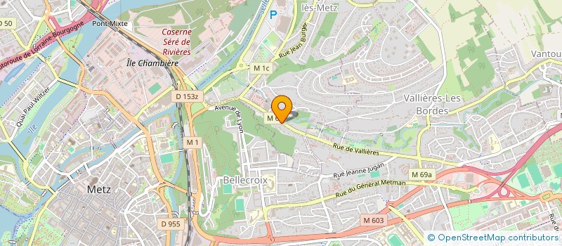localisation de l'entreprise LES CARRES à SAINT-JULIEN-LES-METZ