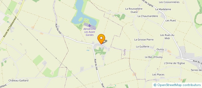 localisation de l'entreprise LES CARRES  NEUVY-EN-SULLIAS