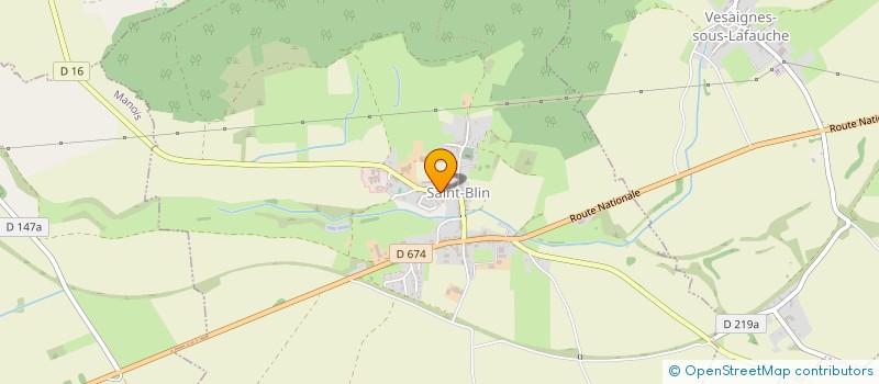 localisation de l'entreprise LES CARRES DU BONHEUR à SAINT-BLIN