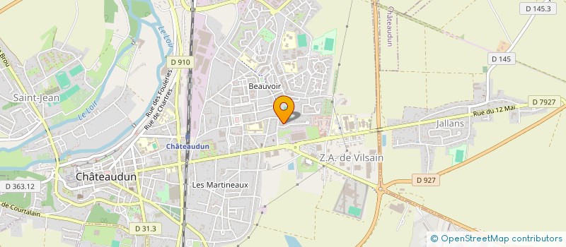 localisation de l'entreprise LES CARRES VERTS DE CHATEAUDUN (LCVDC) à CHATEAUDUN