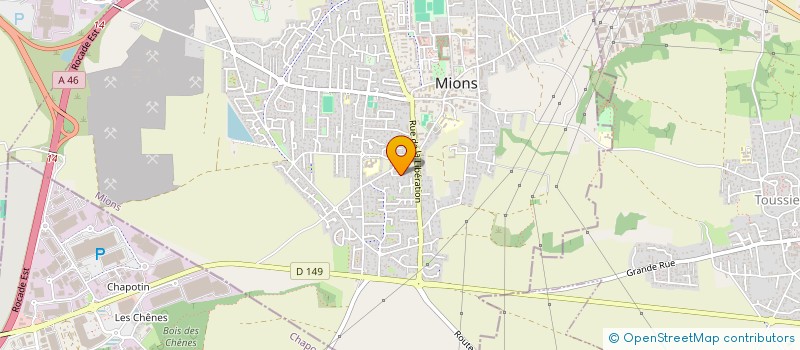 localisation de l'entreprise LES CARRIC  MIONS