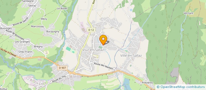 localisation de l'entreprise LES CARRIERES à VIUZ-EN-SALLAZ