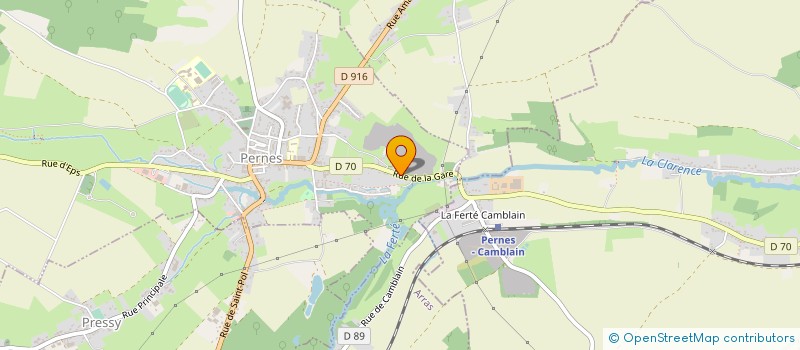 localisation de l'entreprise LES CARRIERES DE L'ARTOIS à CAMBLAIN-CHATELAIN