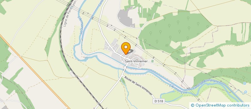 localisation de l'entreprise LES CARRIERES DE SAINT VINNEMER à TANLAY