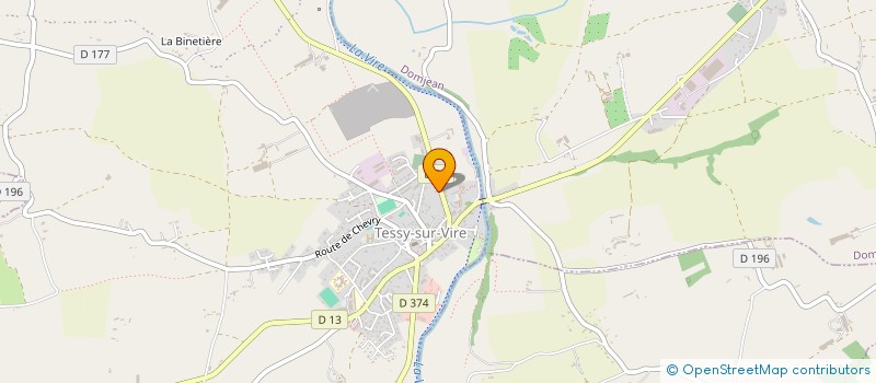 localisation de l'entreprise LES CARRIERES DE TESSY à TESSY-BOCAGE