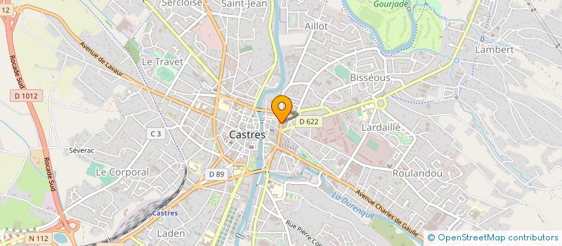localisation de l'entreprise LES CARRIERES DU TARN à BURLATS