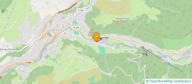 localisation de l'entreprise LES CARRIERES TARNAISES  LA BRESSE