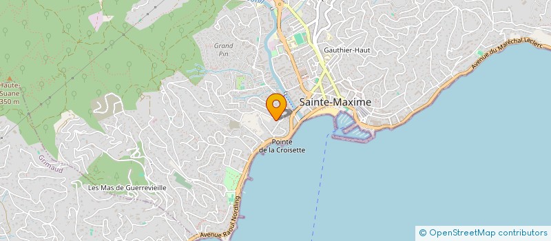 localisation de l'entreprise LES CARRIERS  SAINTE-MAXIME