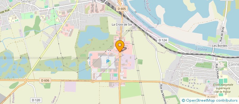 localisation de l'entreprise LES CARROSSES  VARENNES-SUR-SEINE