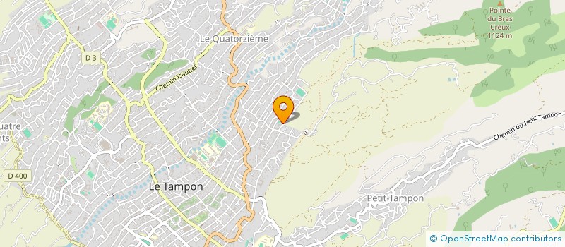 localisation de l'entreprise LES CARRY D'EMILIE  LE TAMPON