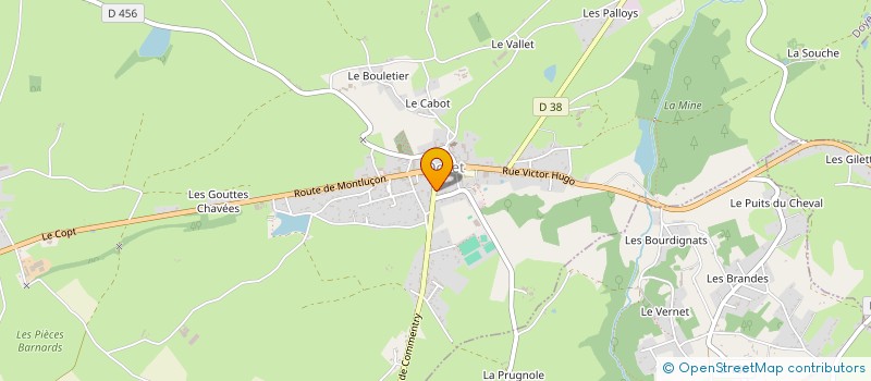 localisation de l'entreprise LES CARS BOURBONNAIS  DOYET