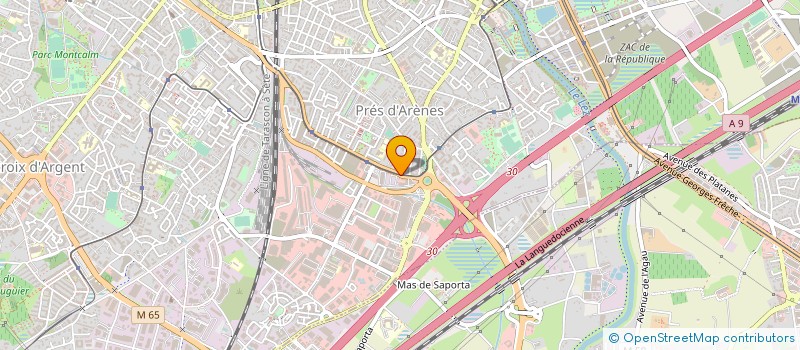 localisation de l'entreprise LES CARS DU BASSIN DE THAU à MONTPELLIER