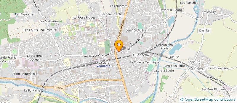 localisation de l'entreprise LES CARS DU BELINOIS à VENDOME