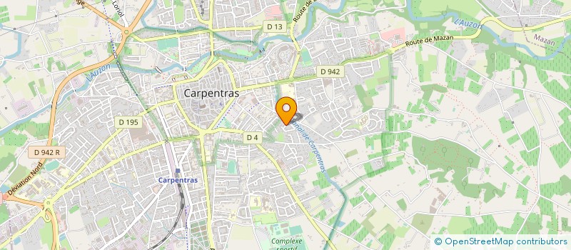 localisation de l'entreprise LES CARS DU MENON à CARPENTRAS