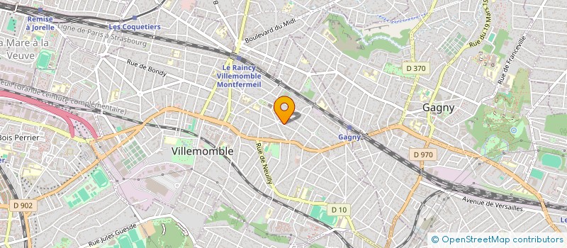 localisation de l'entreprise LES CARS DU TOURISME à VILLEMOMBLE