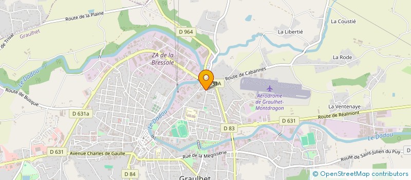 localisation de l'entreprise LES CARTOGRAPHES à GRAULHET