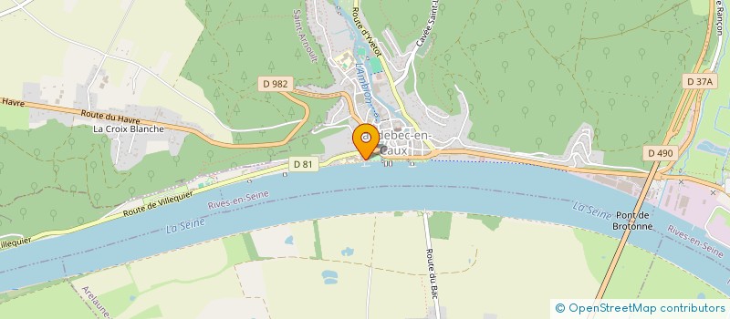 localisation de l'entreprise LES CARTOPHILES CAUDEBECQUAIS  RIVES-EN-SEINE