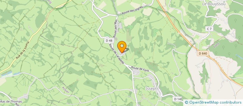 localisation de l'entreprise LES CARTSON'S  REYREVIGNES