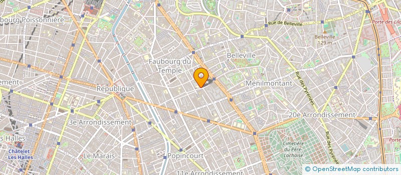 localisation de l'entreprise LES CAS PERDUS  PARIS