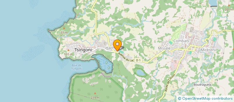 localisation de l'entreprise LES CASES VAT à TSINGONI