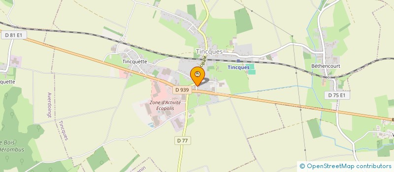 localisation de l'entreprise LES CASIERS DE LA RUCHE  TINCQUES