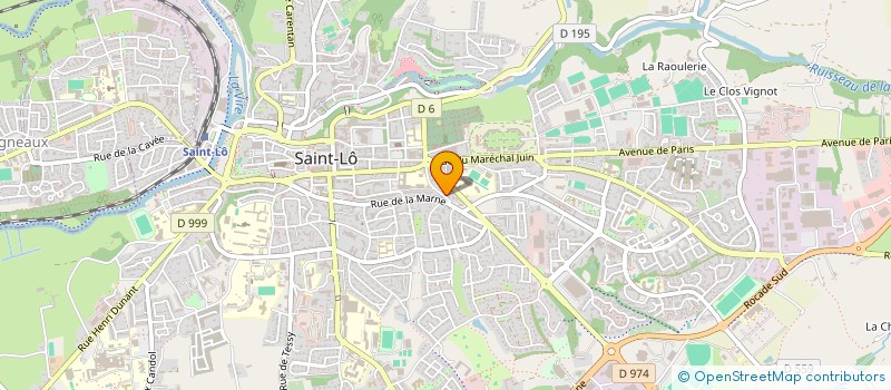 localisation de l'entreprise LES CASQUES SOLIDAIRES  SAINT-LO