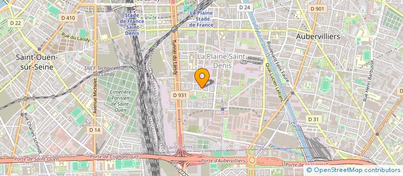 localisation de l'entreprise LES CASQUETTES FILMS  SAINT-DENIS