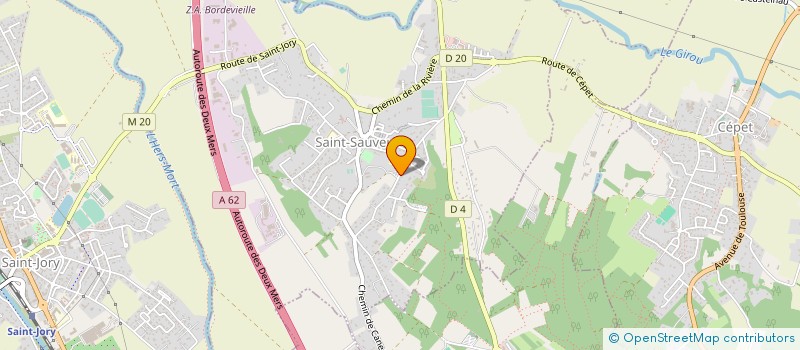 localisation de l'entreprise LES CASSIN BATIMENT RENOVATION  SAINT-SAUVEUR
