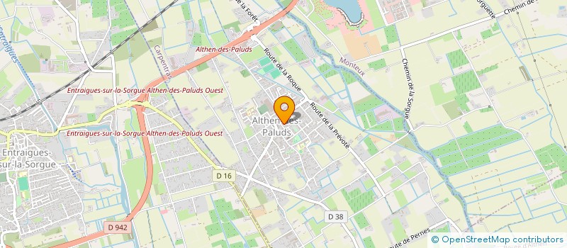 localisation de l'entreprise LES CASSIS  ALTHEN-DES-PALUDS