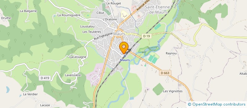 localisation de l'entreprise LES CASTANHAIRES BIO à PUYCAPEL