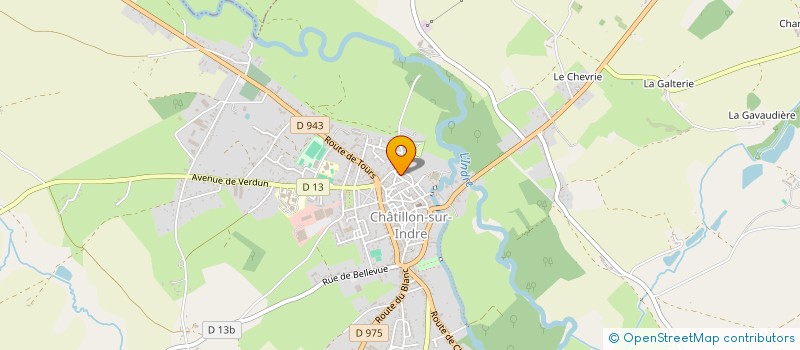 localisation de l'entreprise LES CASTILLONNES à CHATILLON-SUR-INDRE