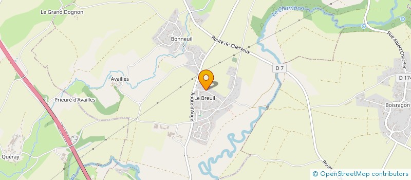 localisation de l'entreprise LES CASTORS  FRANCOIS