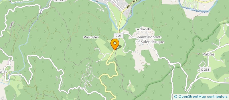 localisation de l'entreprise LES CASTORS  LASALLE