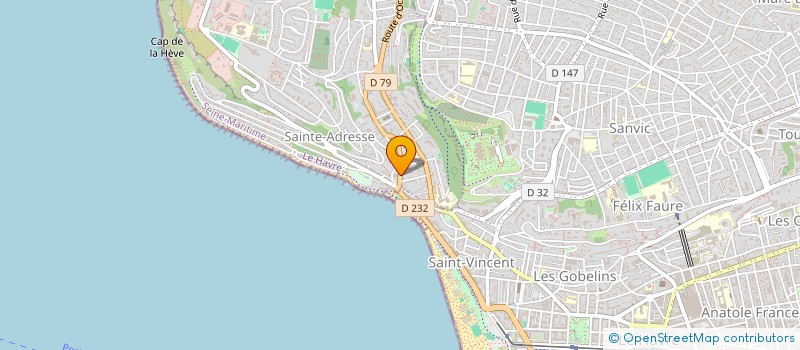 localisation de l'entreprise LES CASTORS HAVRAIS  SAINTE-ADRESSE