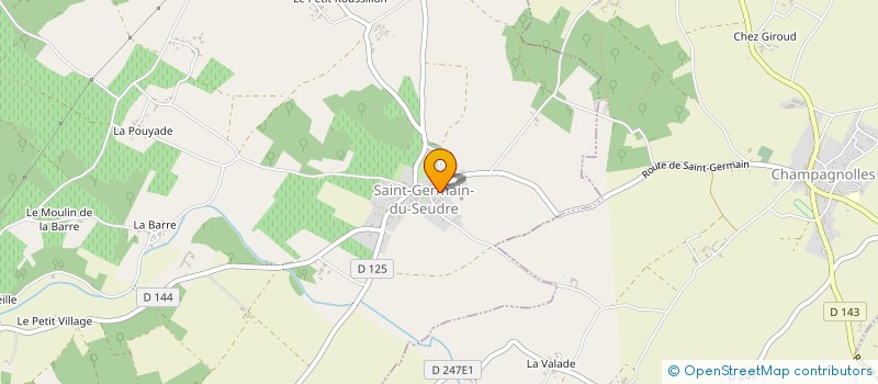 localisation de l'entreprise LES CATACOMBES  SAINT-GERMAIN-DU-SEUDRE