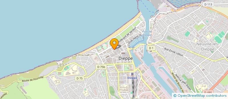 localisation de l'entreprise LES CATAS  DIEPPE