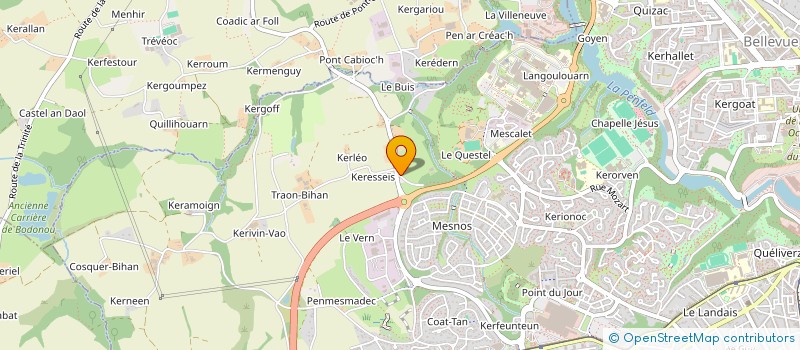 localisation de l'entreprise LES CATRA à BREST