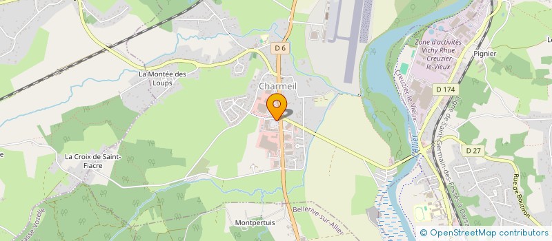 localisation de l'entreprise LES CAUDALIES à CHARMEIL
