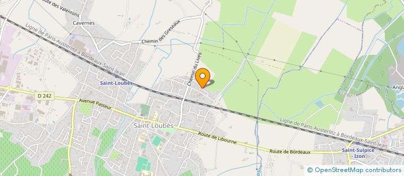 localisation de l'entreprise LES CAUSSADES  SAINT-LOUBES
