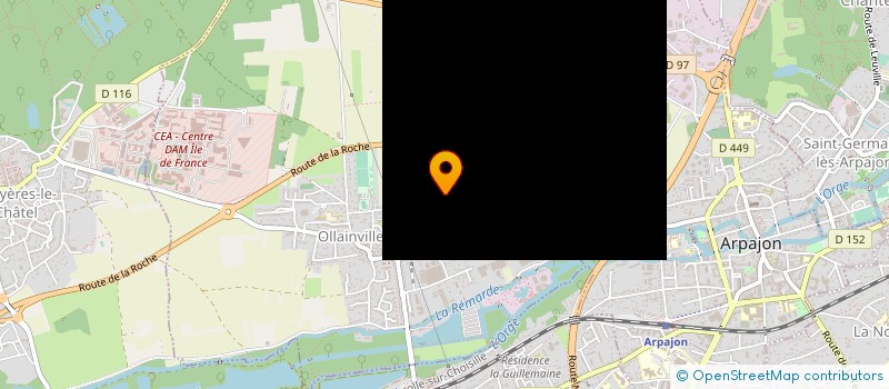 localisation de l'entreprise LES CAVALIERES  OLLAINVILLE