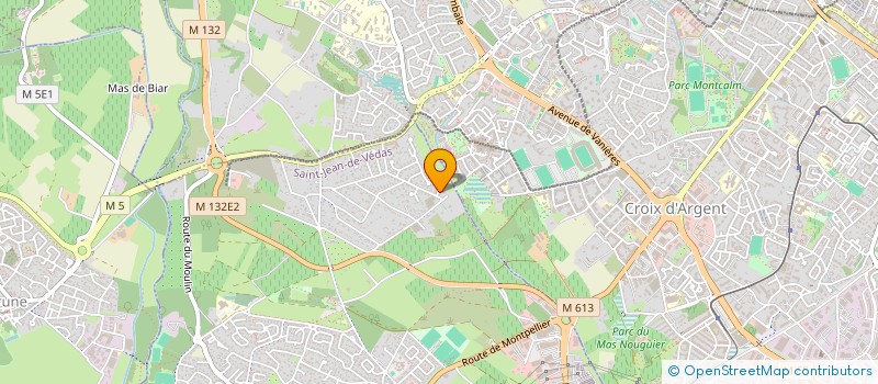 localisation de l'entreprise LES CAVALIERS  SAINT-JEAN-DE-VEDAS