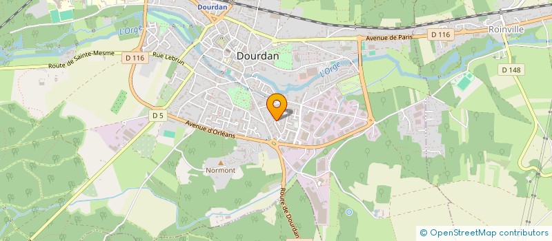 localisation de l'entreprise LES CAVALIERS à DOURDAN