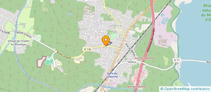 localisation de l'entreprise LES CAVALIERS CSO DE LABENNE à LABENNE