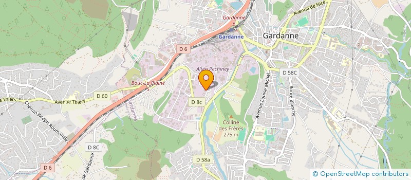 localisation de l'entreprise LES CAVALIERS D'EPONA à GARDANNE