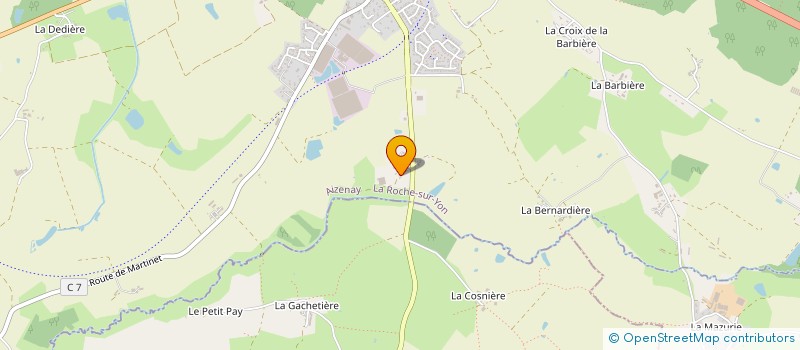 localisation de l'entreprise LES CAVALIERS D'ESKAME  AIZENAY