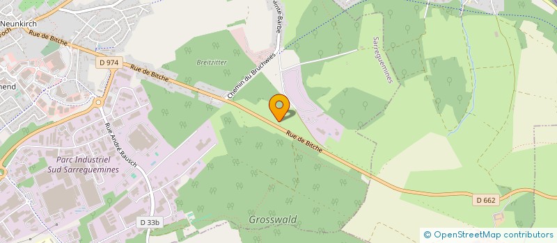 localisation de l'entreprise LES CAVALIERS D'HBMA  SARREGUEMINES